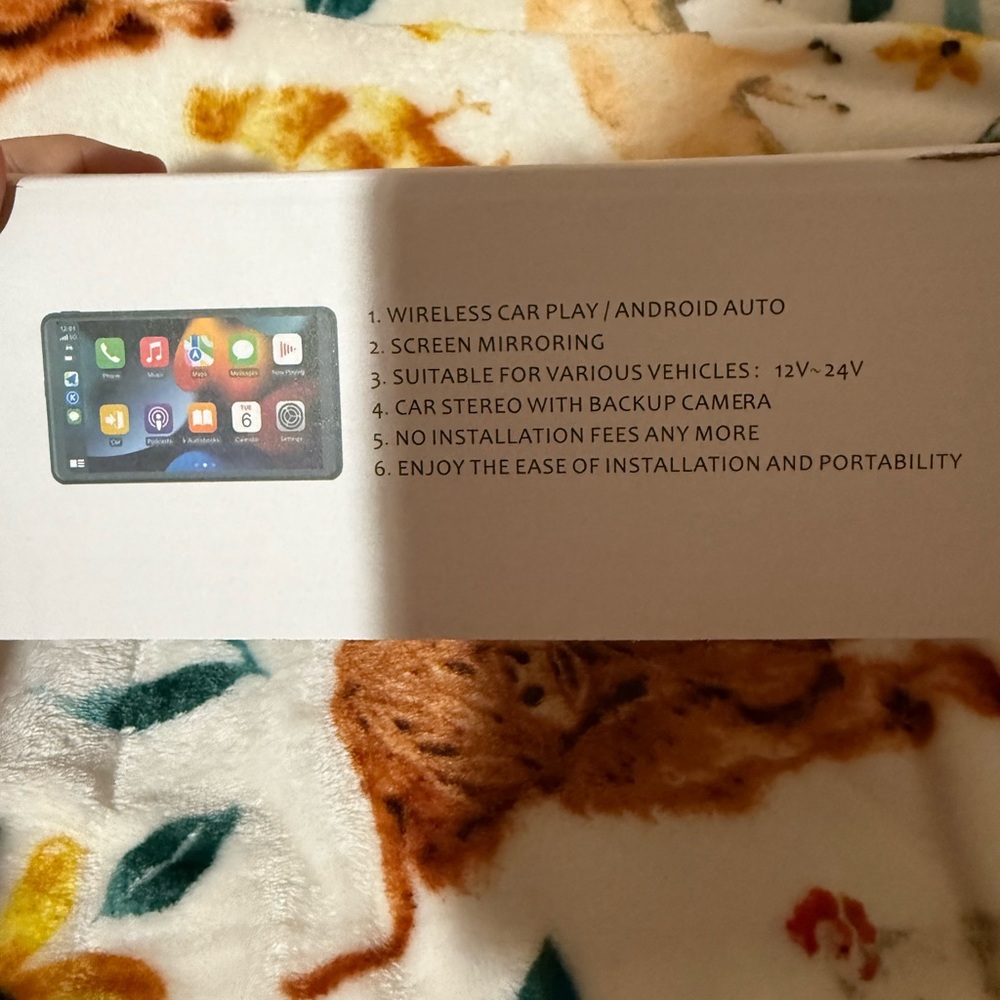 Portable Wireless Car Stereo NWT - Picture 2 of 5